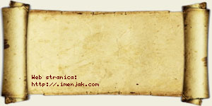 Sretenka Jaćimović vizit kartica